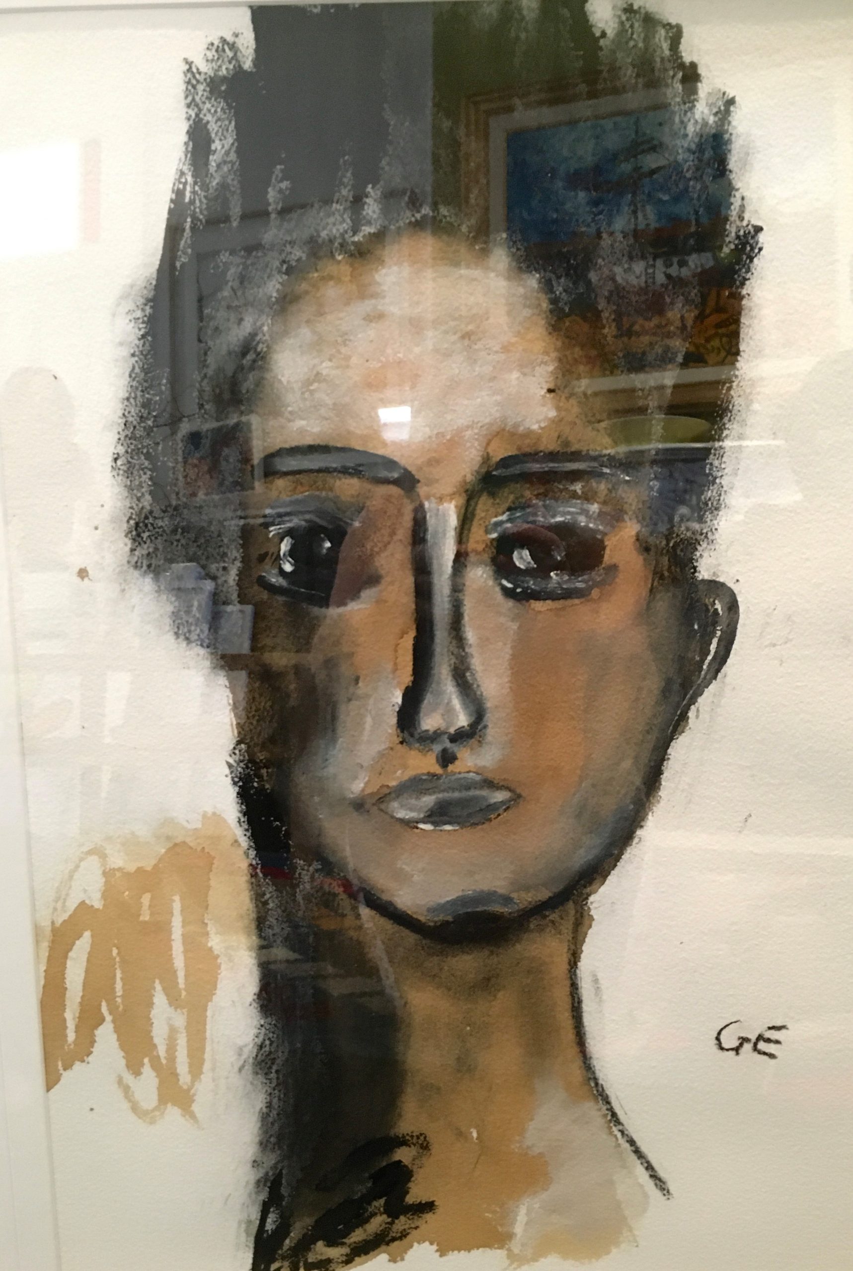 Study i in mixed media 64 x 82cm