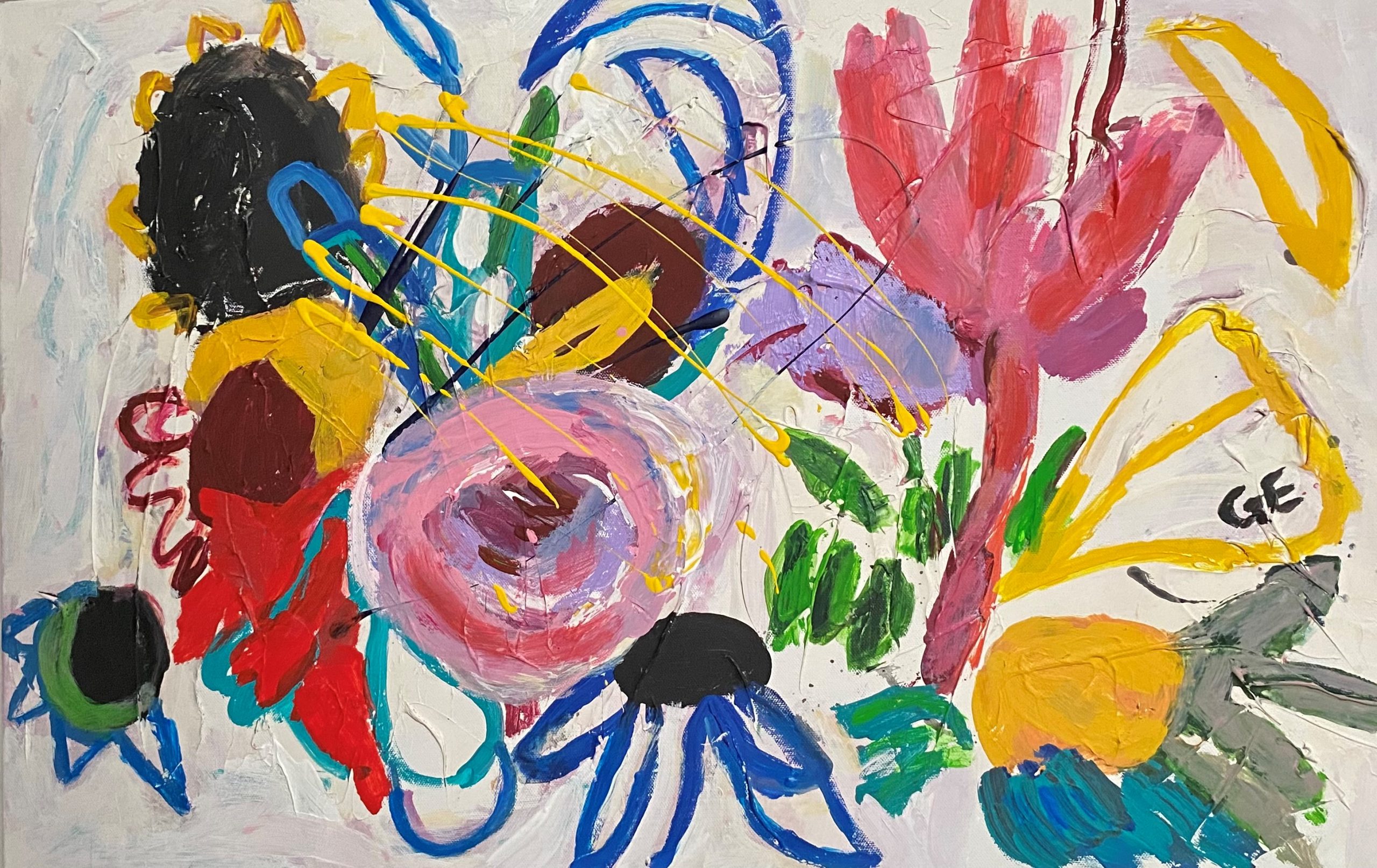 Rose in the garden 790 x 535mm